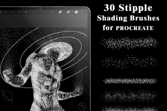 Download Stipple Shading Brushes Procreate - Brushes procreate Collection
