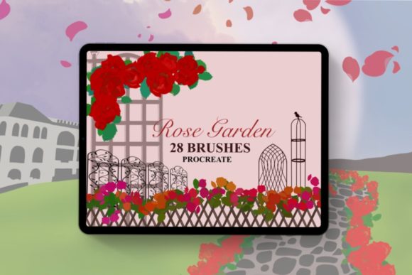 Download Rose Garden Brushes Procreate Kit - Brushes procreate Collection