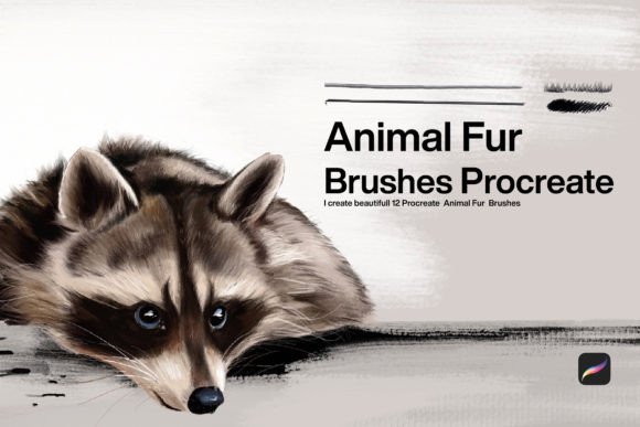 Download 10 Animal Fur Brushes Procreate - Brushes procreate Collection