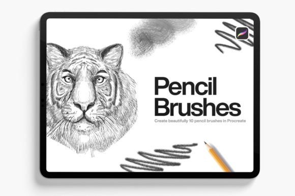 Download 10 Pencil Brushes Procreate - Brushes procreate Collection