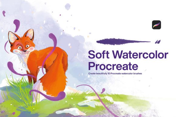 Download 10 Soft Watercolor Brushes Procreate - Brushes procreate Collection
