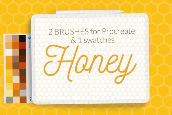 Download Honeycomb Pattern Brushes Procreate - Brushes procreate Collection