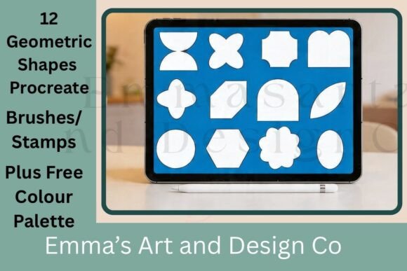 Download Geometric Shapes Procreate Brushes - Shape Collection