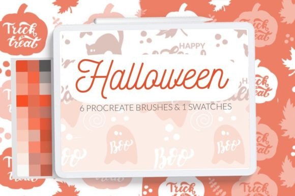 Download Halloween Pattern Brushes Procreate - Brushes procreate Collection