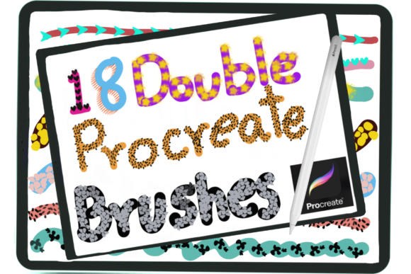 Download Double Brushes Procreate - Brushes procreate Collection