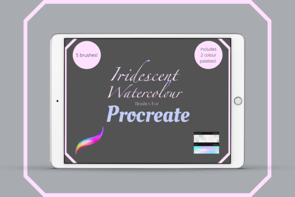 Download Iridescent Watercolour Brushes Procreate - Brushes procreate Collection